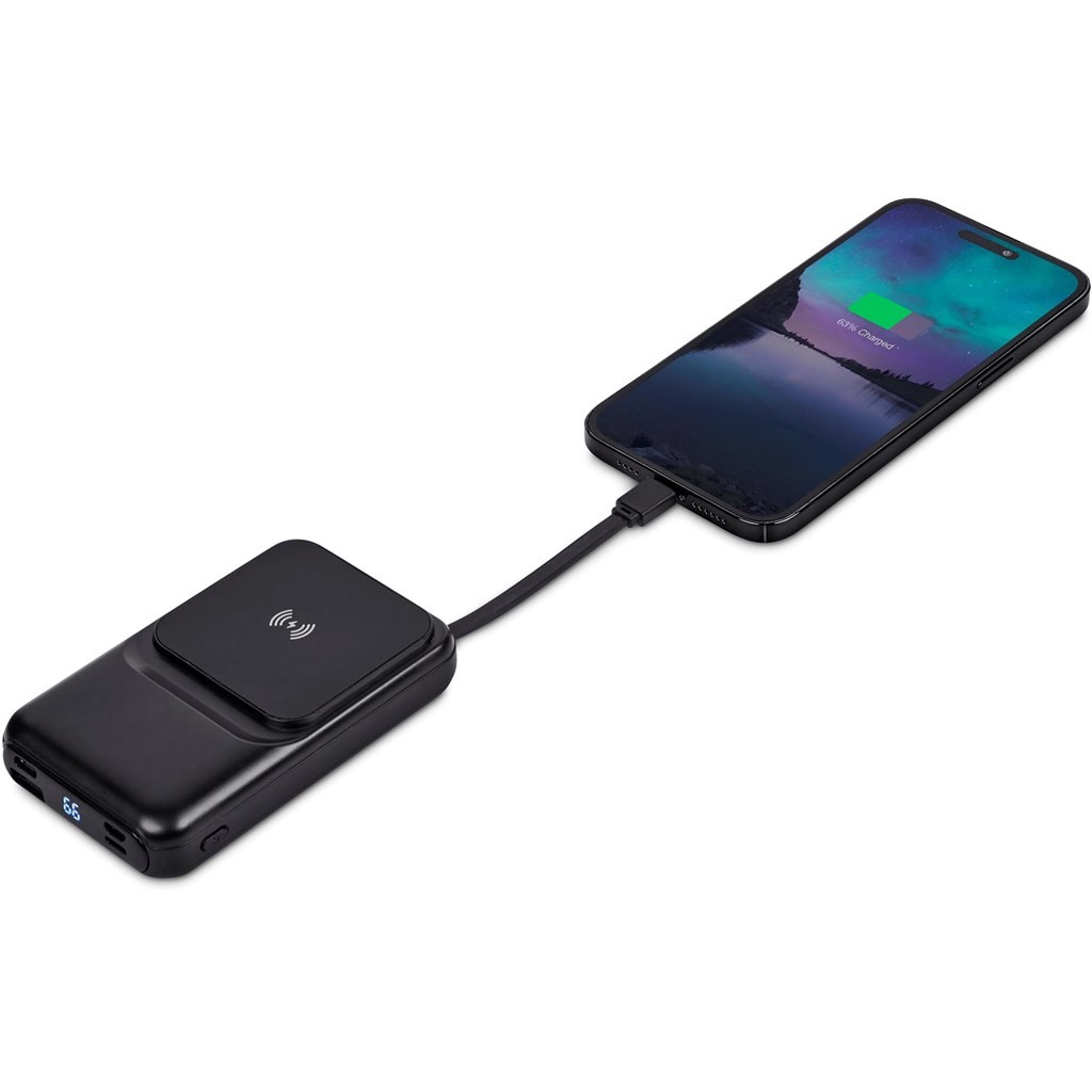 Swiss Cougar Argos Fast Charge 20W Wireless Charging Magnetic Power Bank - 10 000mAh
