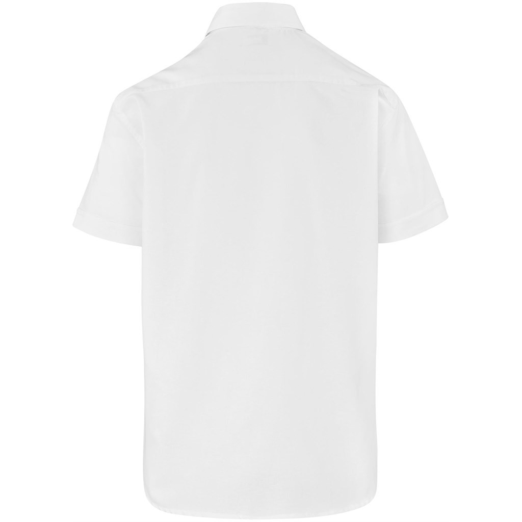 Mens Short Sleeve Aspen Shirt - White