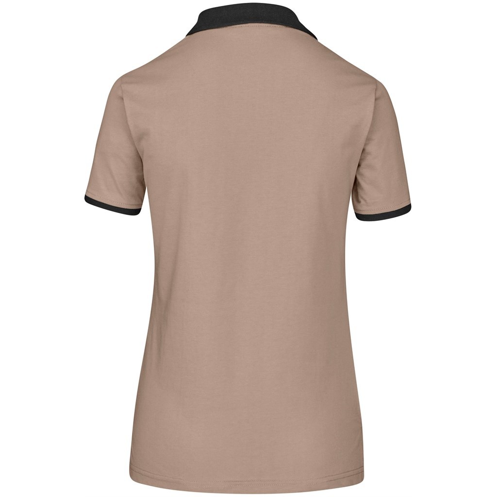 Ladies Caliber Golf Shirt - Stone