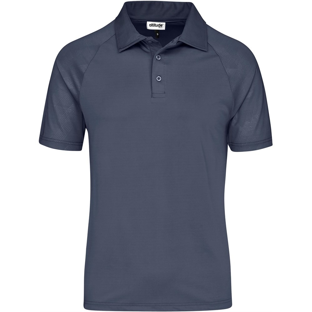 Mens Santorini Golf Shirt - Grey
