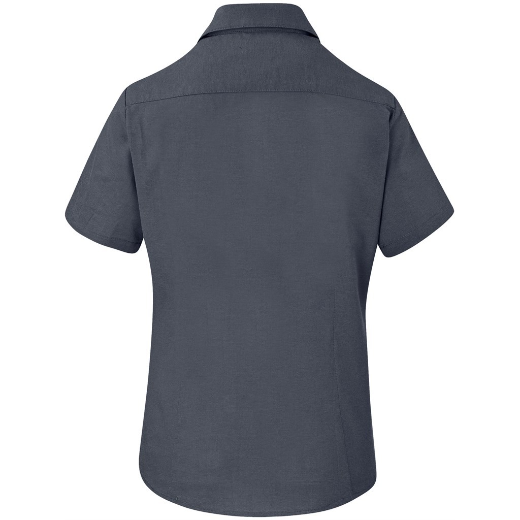 Ladies Short Sleeve Aspen Shirt - Grey