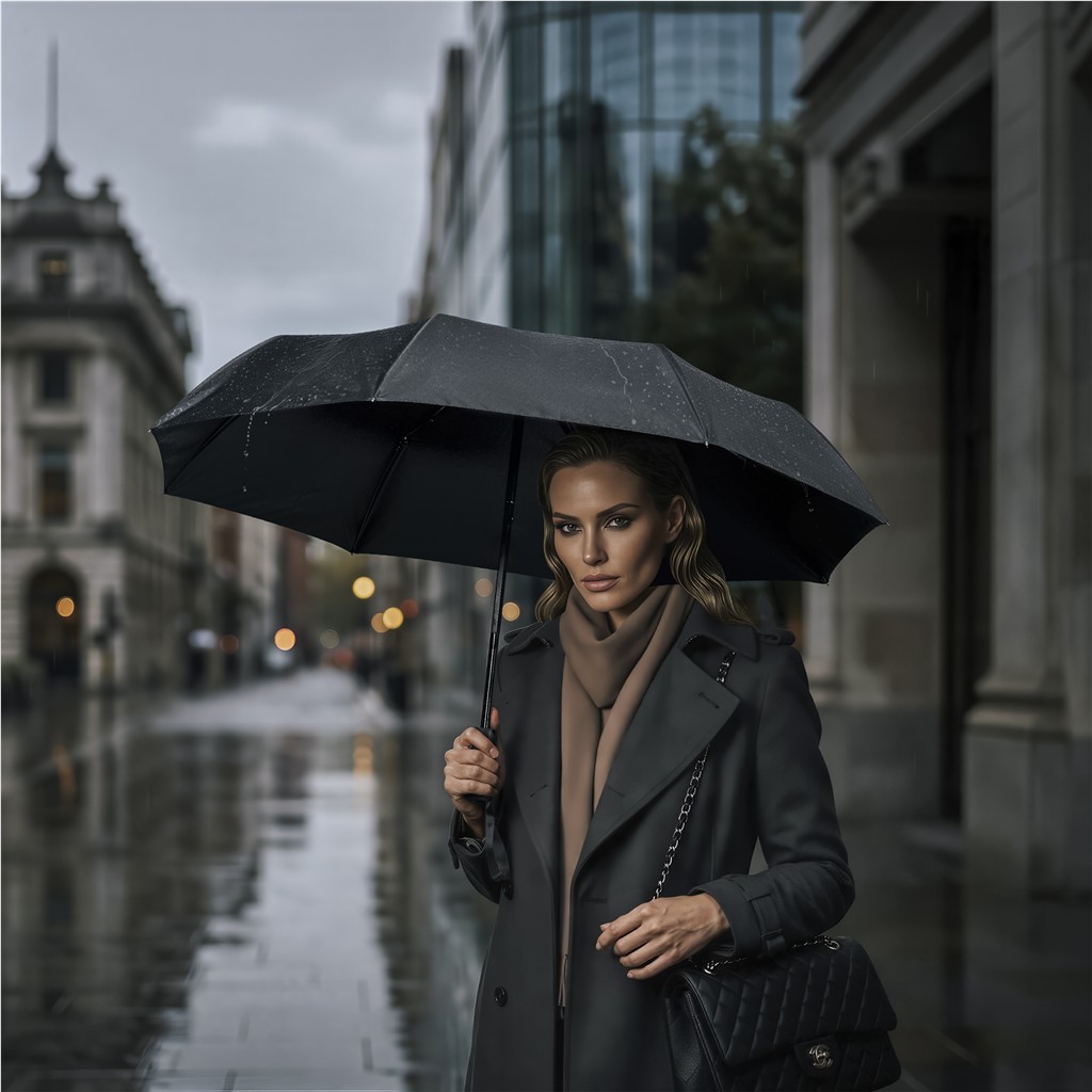 Alex Varga Altura Auto-Open Compact Umbrella