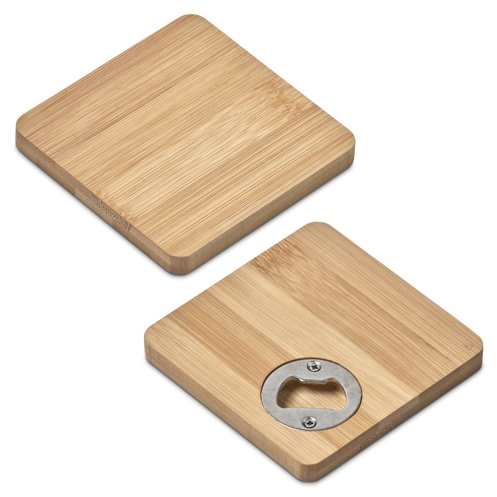 Altitude Drifter Bamboo Bottle Opener Coaster