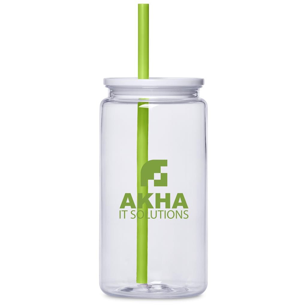 Altitude Mina Plastic Tumbler and Straw - 550ml