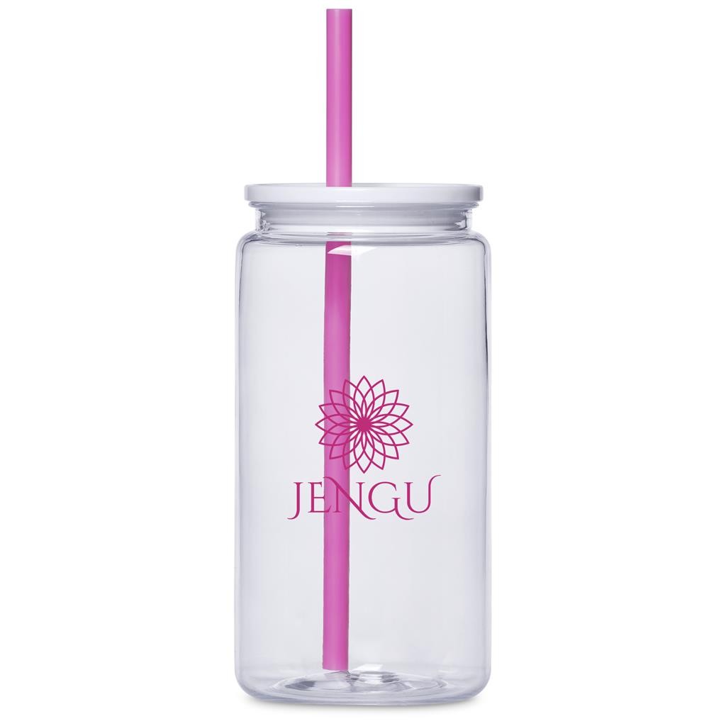 Altitude Mina Plastic Tumbler and Straw - 550ml