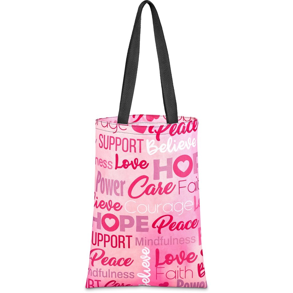 Pre-Printed Sample Hoppla Eden Recycled PET Stitch-Bond Shopper