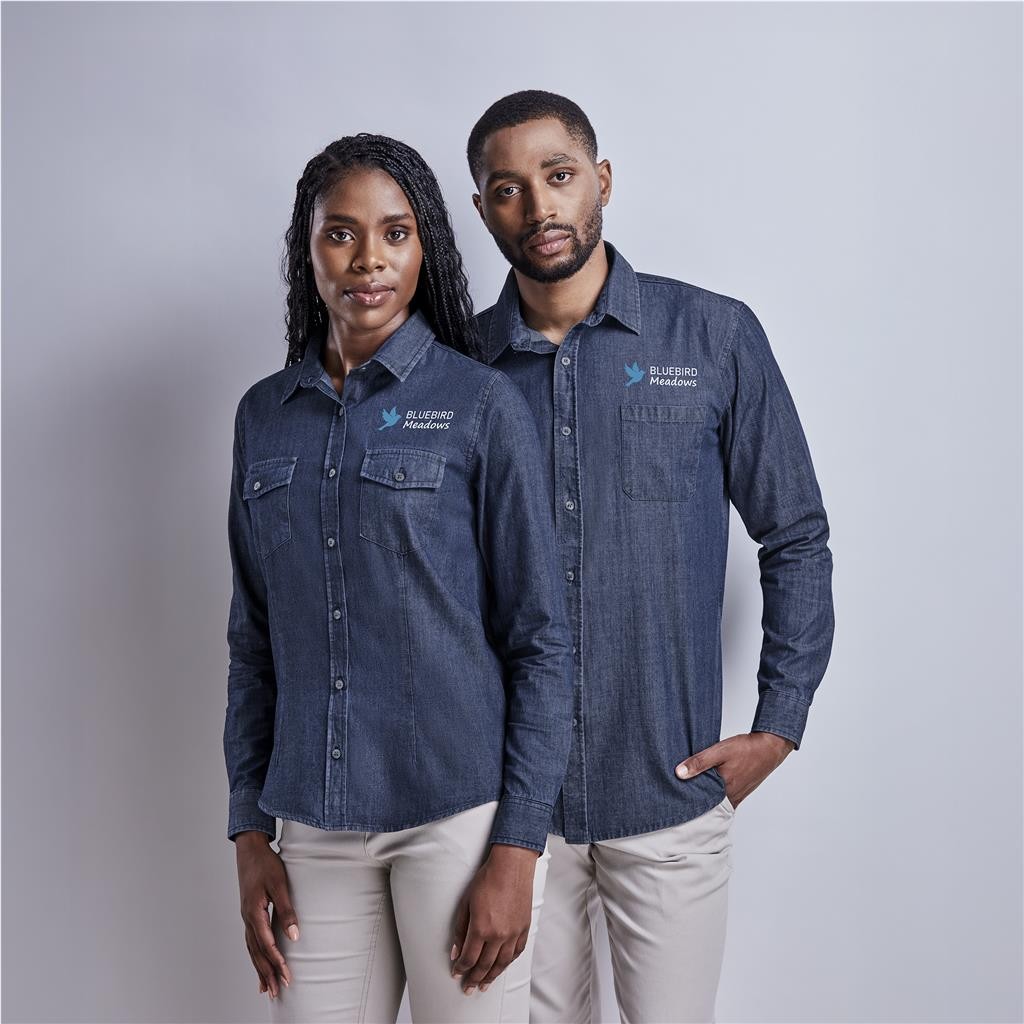Ladies Long Sleeve Eastwood Denim Shirt
