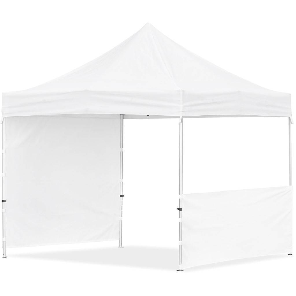 Coated Steel Sublimated Gazebo 3m x 3m - 1 Half-Wall Skin - 1 Full-Wall Skin