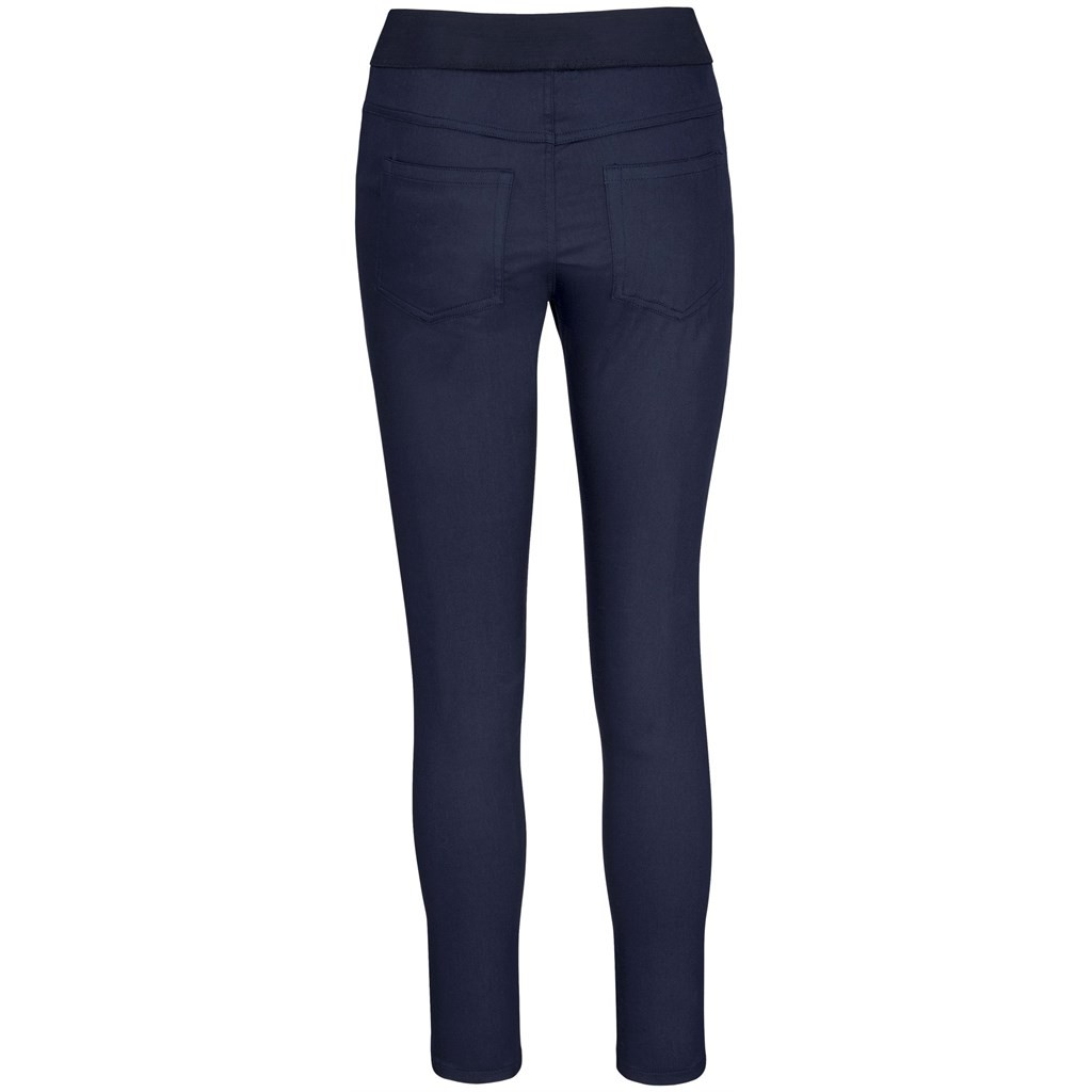 Ladies Sasha Stretch Pants - Navy