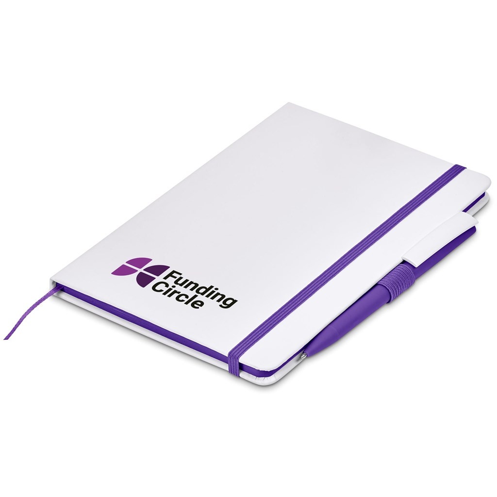 Altitude Tundra A5 Hard Cover Notebook - Purple
