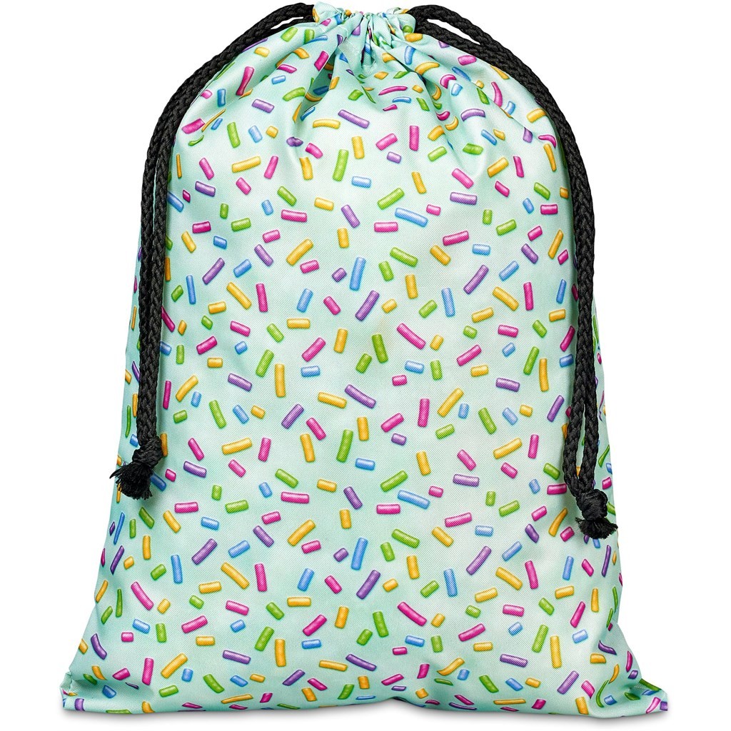 Pre-Production Sample Hoppla Pacific Maxi Polyester Drawstring Pouch