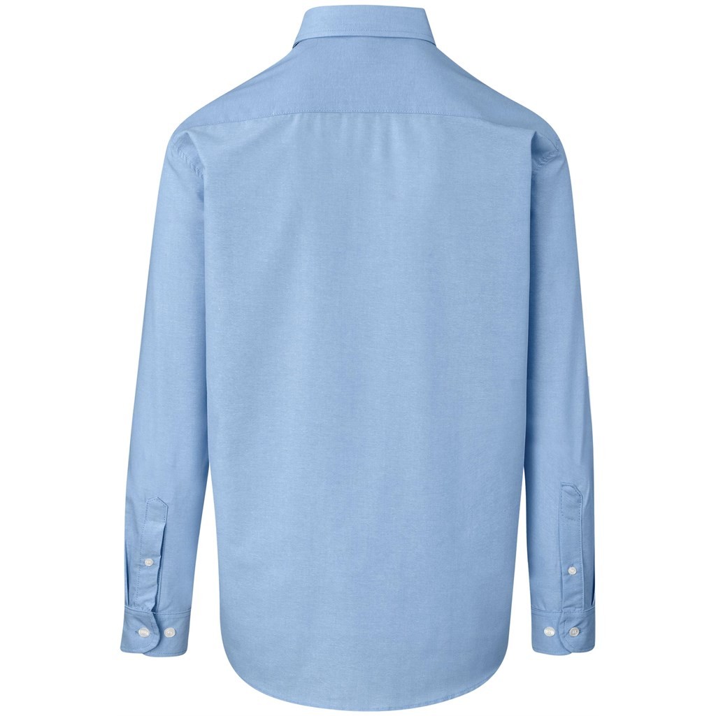 Mens Long Sleeve Aspen Shirt - Blue