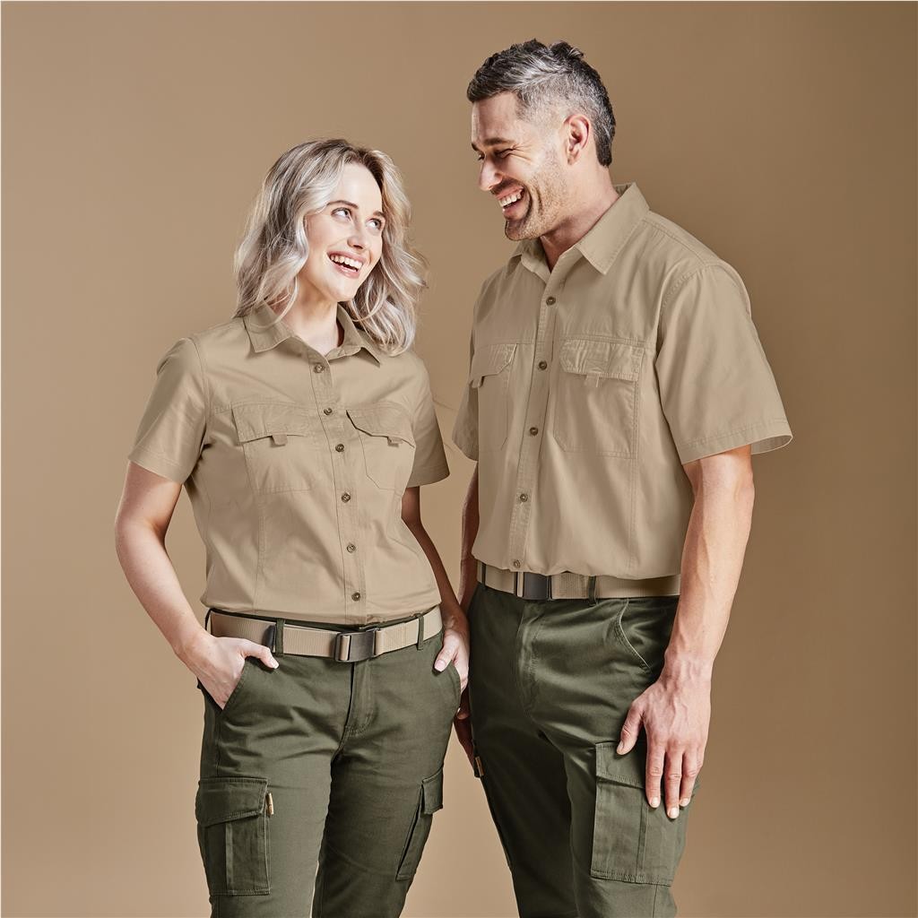 Mens Short Sleeve Mawenzi Twill Shirt