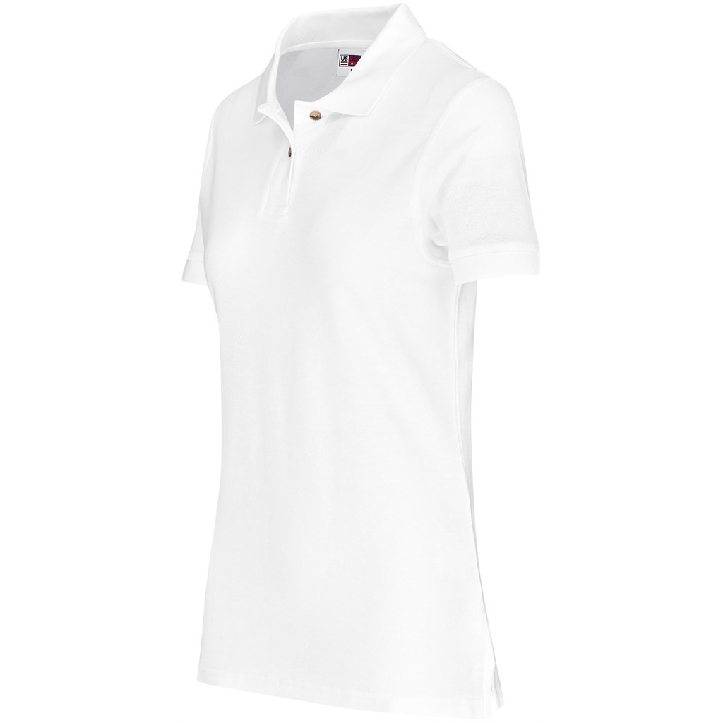 Ladies Boston Golf Shirt - White